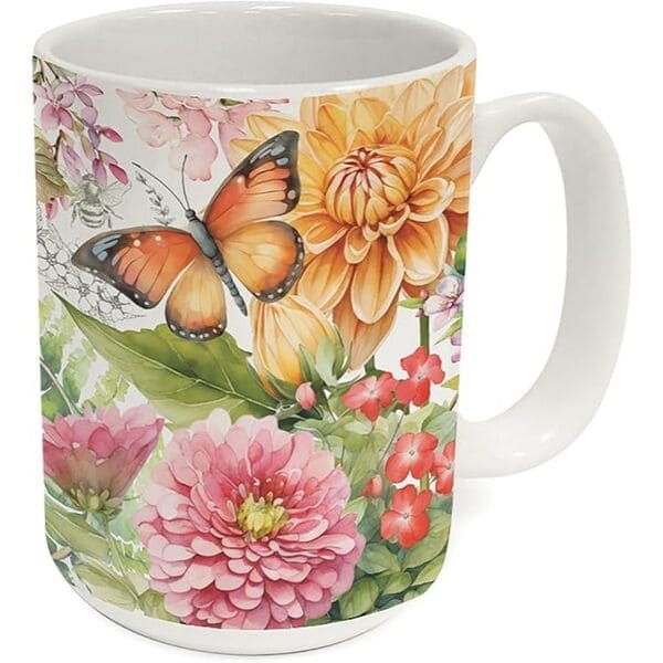 Highland Home Botanica 15 oz. Ceramic Mug